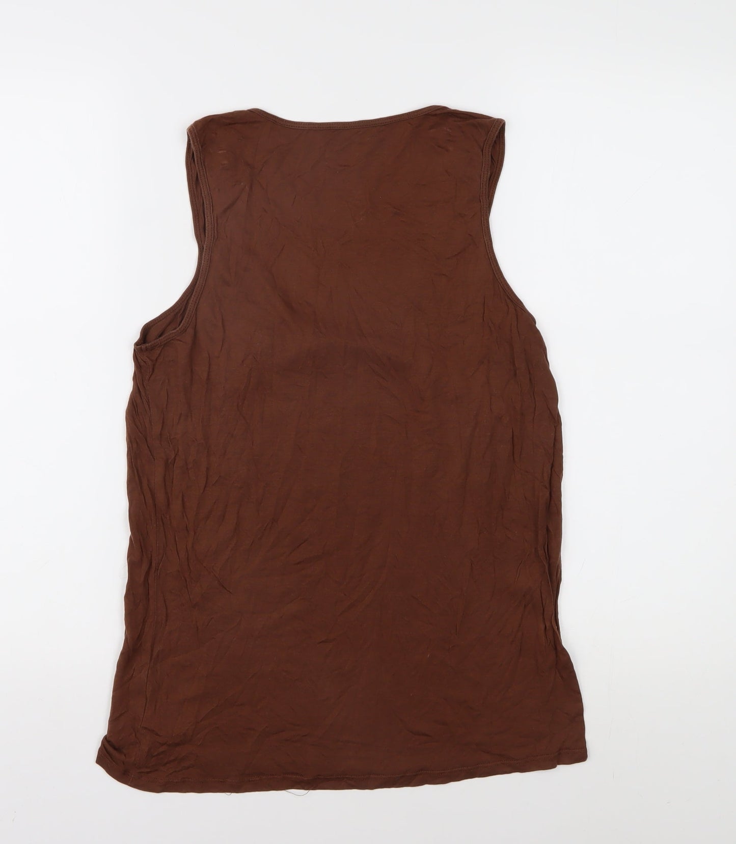 Michael Kors Women’s Brown Sleeveless Tank Top - Size L