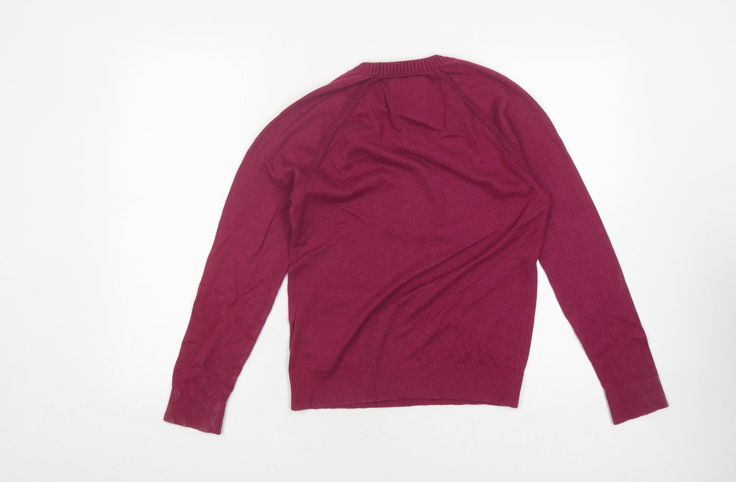 Hollister Women's XS Red Knit Pullover Jumper