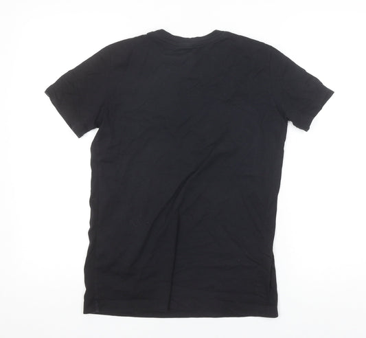 Champion Unisex Black Medium Basic T-Shirt