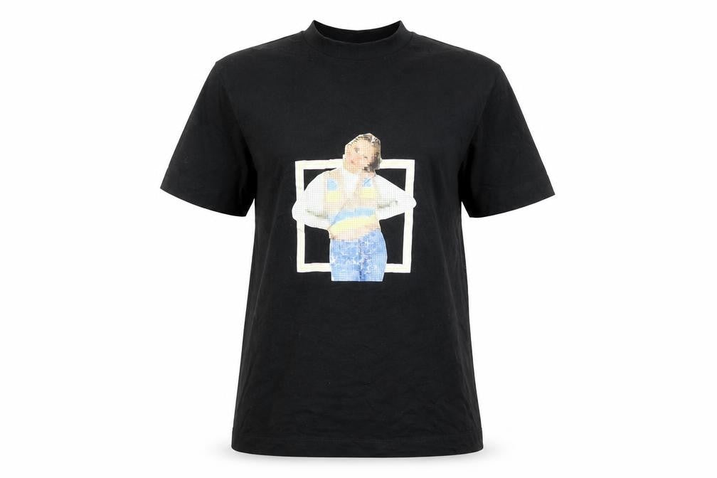 Collusion Womens Black Jersey T-Shirt - Size S
