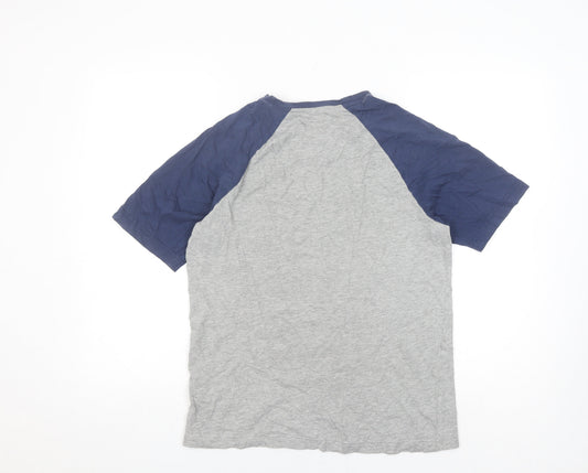 Hot Tuna Men's Grey & Blue S Cotton T-Shirt