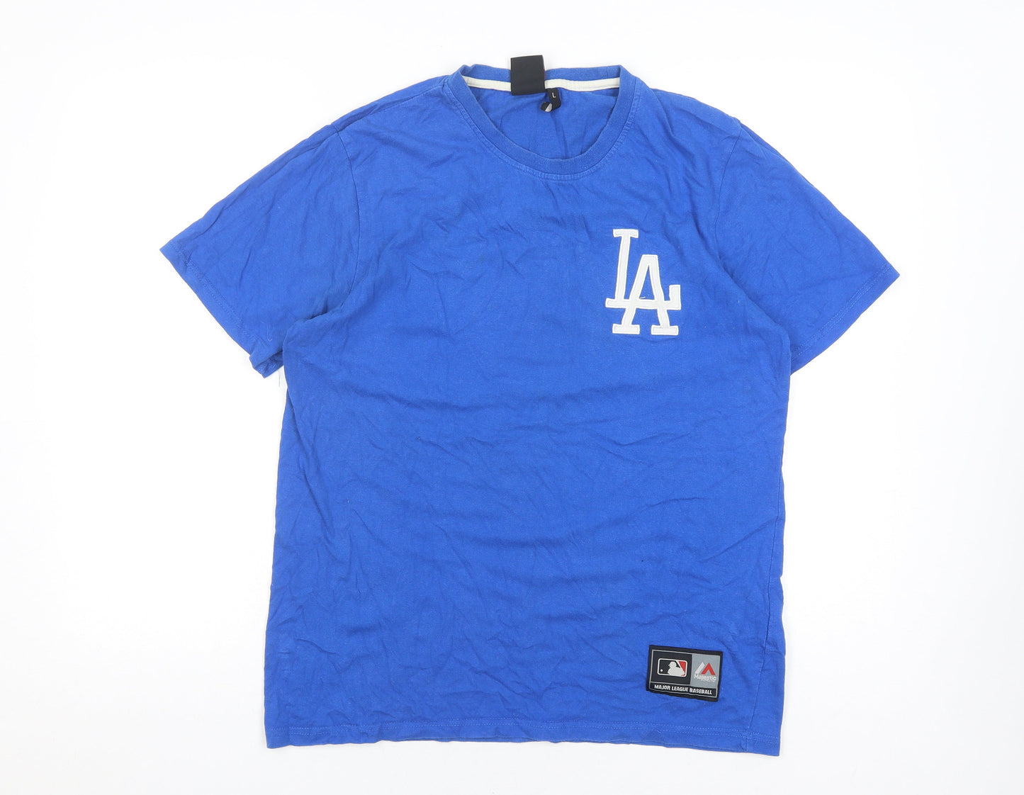 Majestic Athletic Men's Blue L Sports T-Shirt