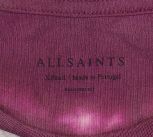 AllSaints Men's Multicoloured Skull Rose XS T-Shirt