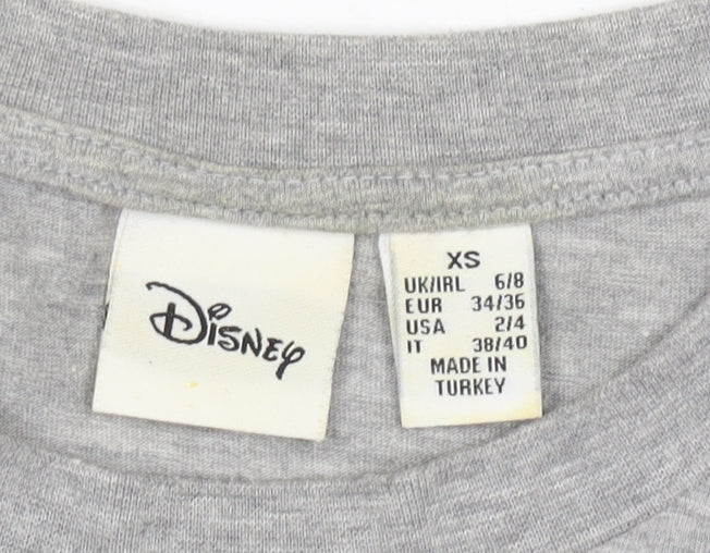 Disney Unisex Grey Stitch T-Shirt XS