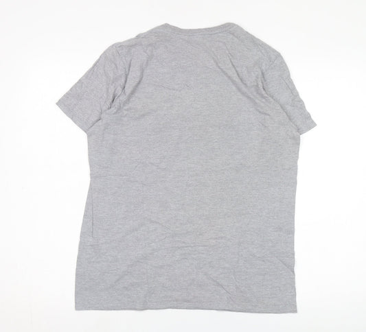 Looney Tunes Grey Cartoon Crew Neck T-Shirt M