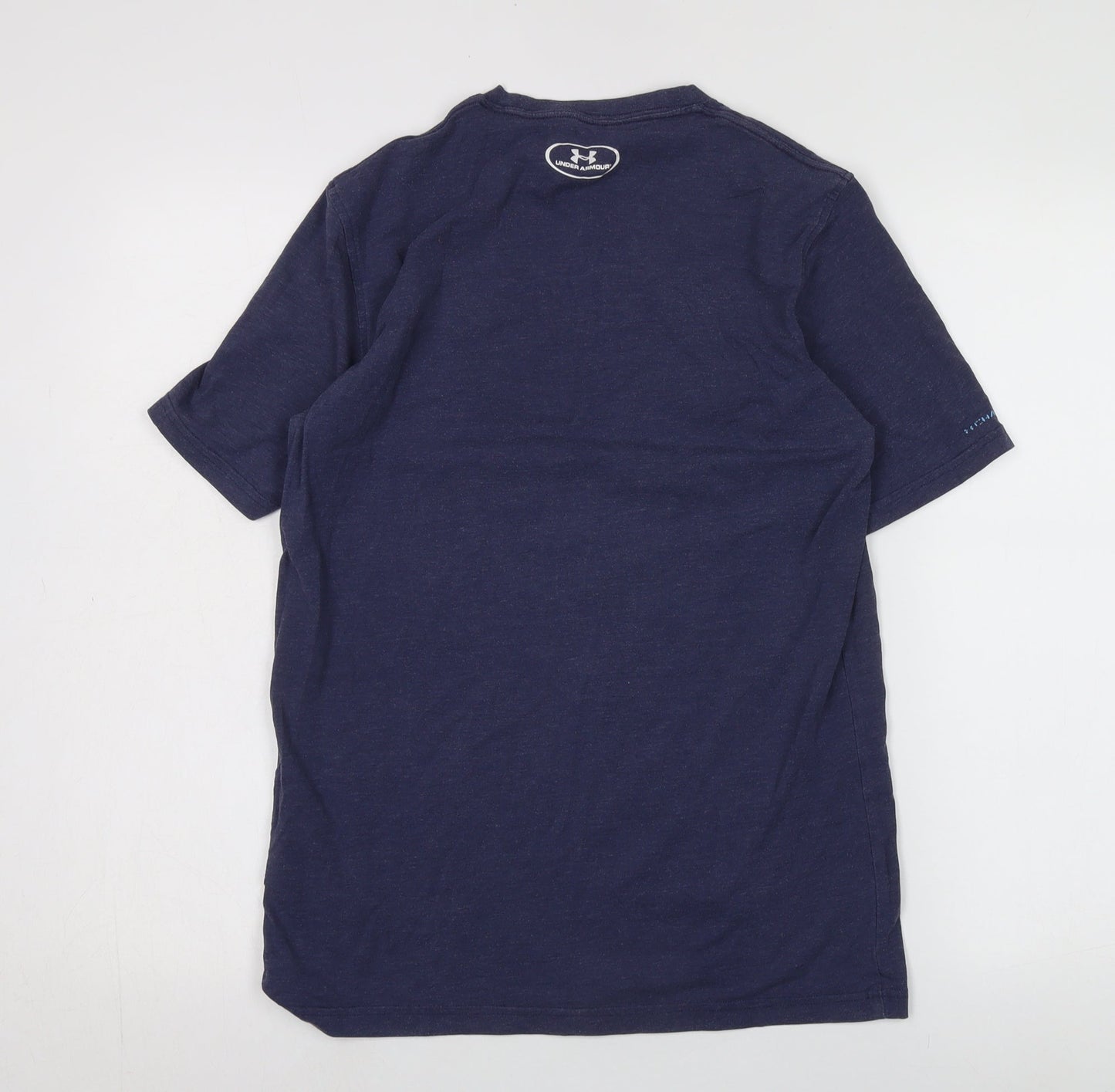 Under Armour Blue Unisex Adults S Logo T-Shirt