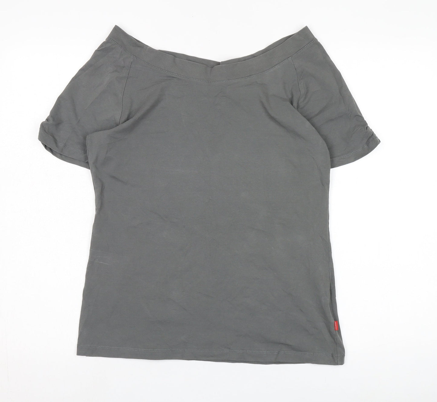Jackpot Women’s Grey Off Shoulder T-Shirt XL