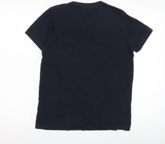 French Connection Men's Blue S Crew Neck T-Shirt