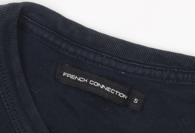 French Connection Men's Blue S Crew Neck T-Shirt