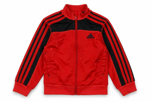Adidas Boys Red & Black Track Jacket 3-4 Years