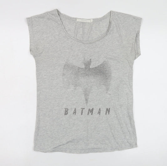 Women Secret Grey Batman T-Shirt, Size S, Casual, Comics