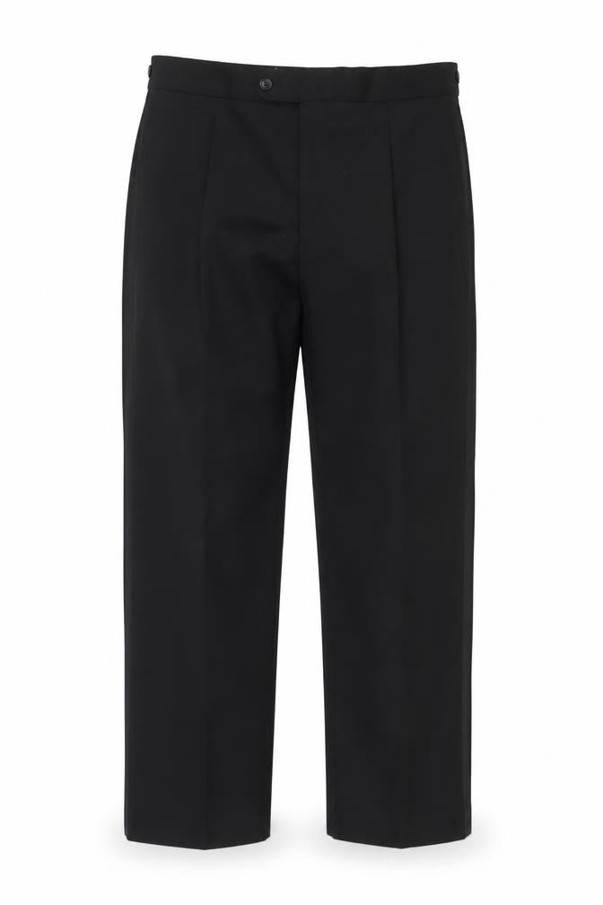 Front view of Taylor & Wright Men's Black Dress Pants XL