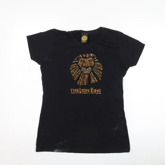 Disney Women's Black The Lion King T-Shirt Large