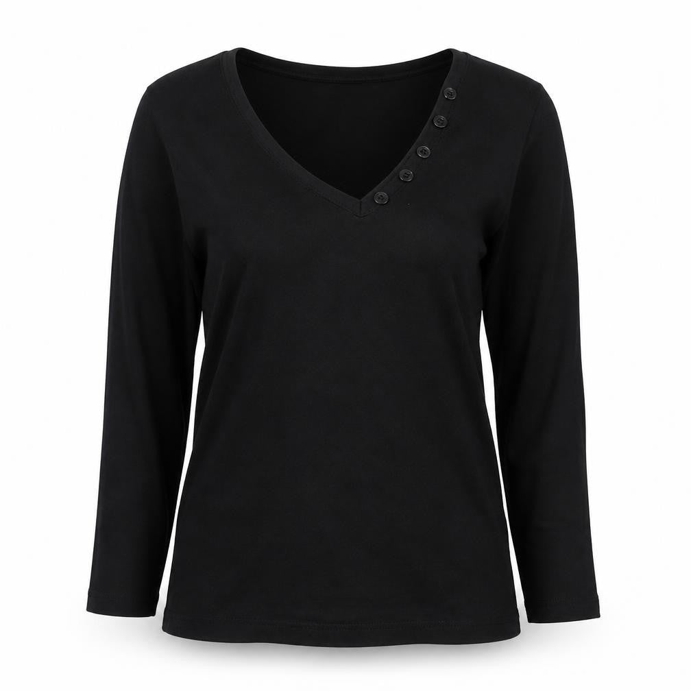 Womens UK Size S Gap Black 100% Cotton T-Shirt