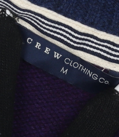 Crew Clothing Co. Women's Purple Wool Blend High Neck Pullover M