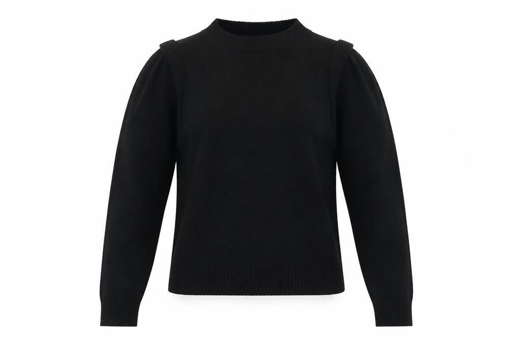 Womens UK 8 Regular DKNY Black Pullover Tight-Knit