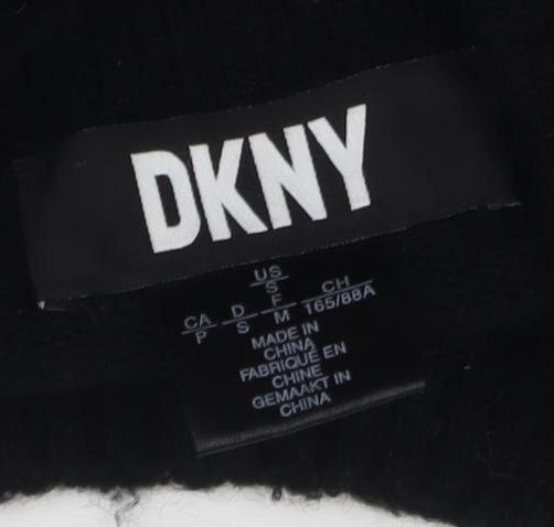 DKNY Women's Black Jumper, Size 8, Crew Neck Pullover