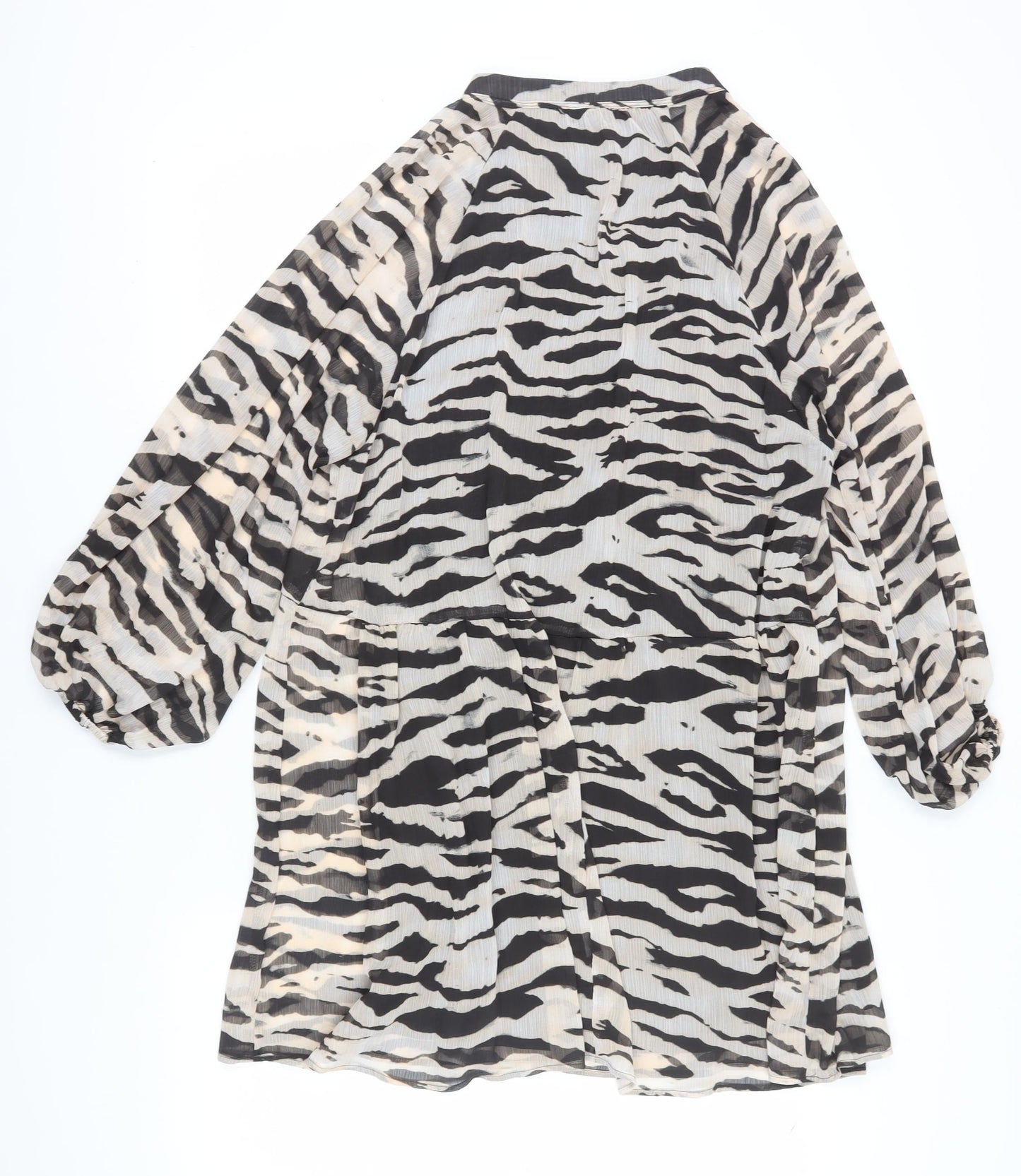 Women's Multicoloured Animal Print Dress, Size 12
