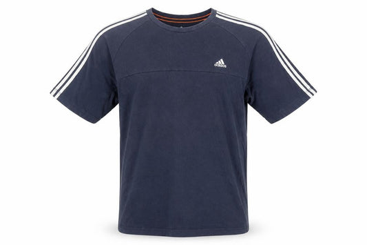 Mens UK Size L adidas Blue  Cotton T-Shirt