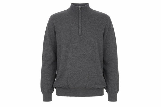 Daniel Hechter Men's Grey High Neck Pullover S