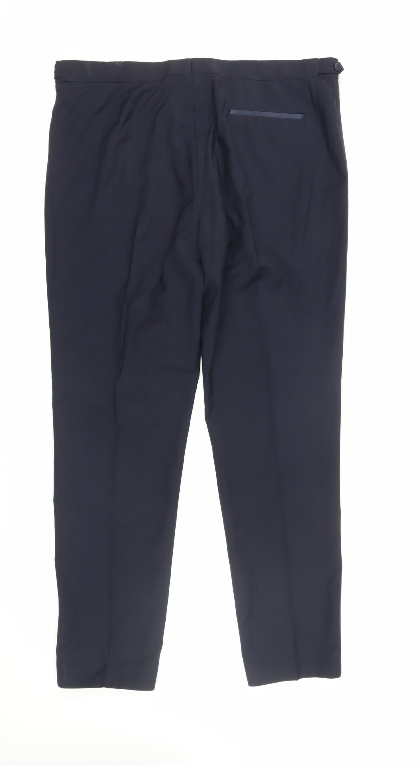 Marks and Spencer Men's Wool Trousers Black L 40