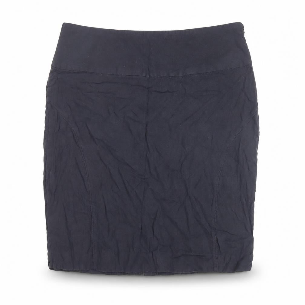 Front view of Silence + Noise Women's Black Pencil Skirt, size S