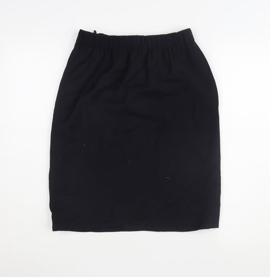 Escada Women's Black Wool Pencil Skirt Size 10