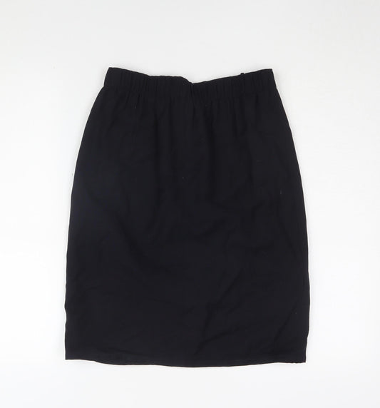 Escada Women's Black Wool Pencil Skirt Size 10