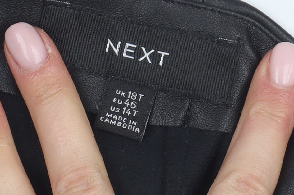 Next Women's Black Straight Pencil Skirt Tall Size