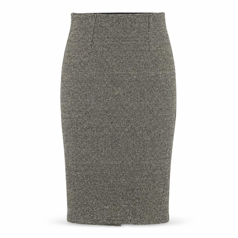 Topshop Women's Grey Midi Pencil Skirt, Size 8
