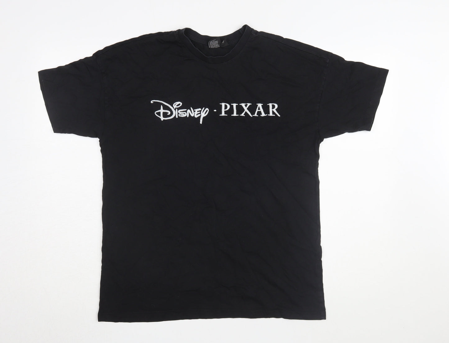 Disney Pixar Black T-Shirt S Unisex Adults Casual