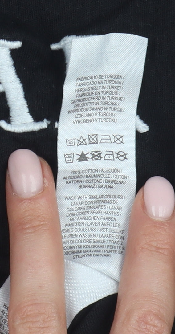 Disney Pixar Black T-Shirt S Unisex Adults Casual