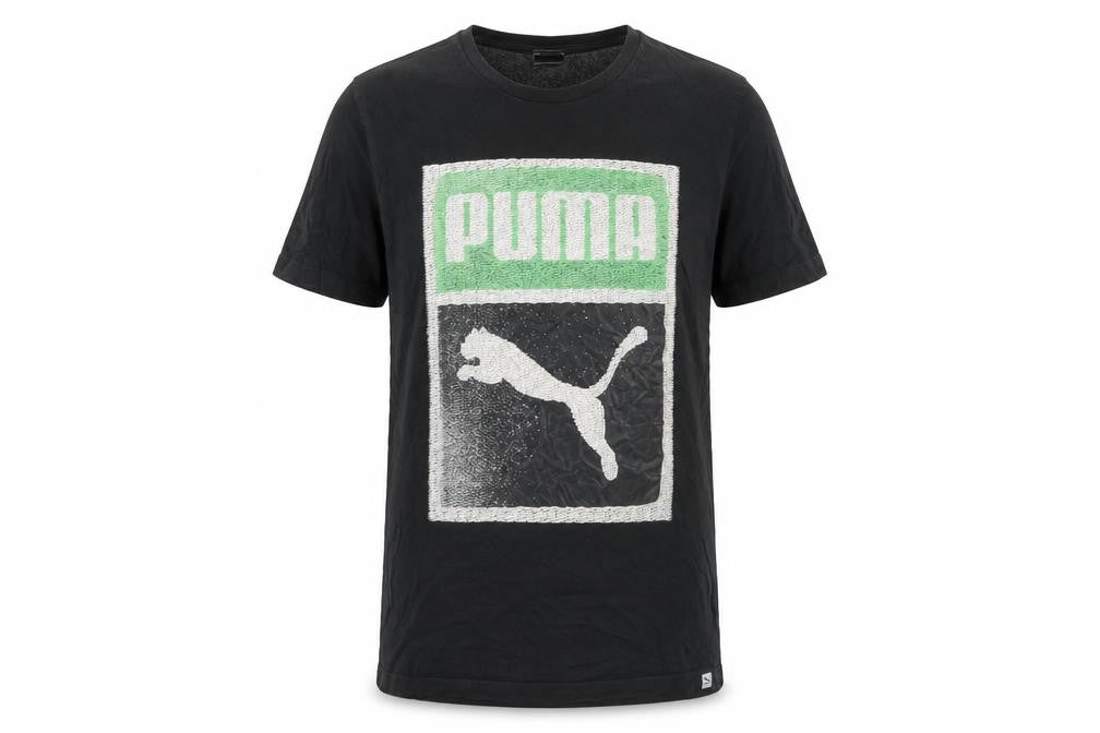 Mens UK Size M PUMA Black  Cotton T-Shirt