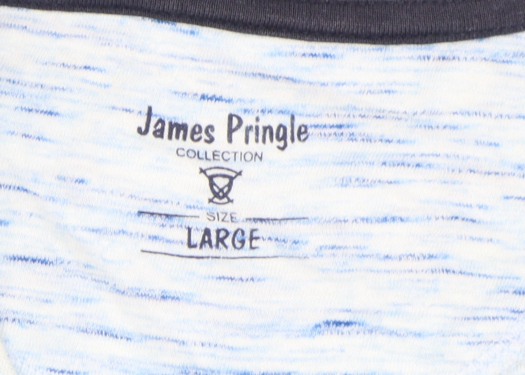 James Pringle Men’s Large Blue Crew Neck T-Shirt