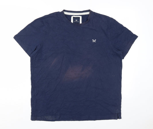 Crew Clothing Co Men's Blue Crew Neck XL T-Shirt