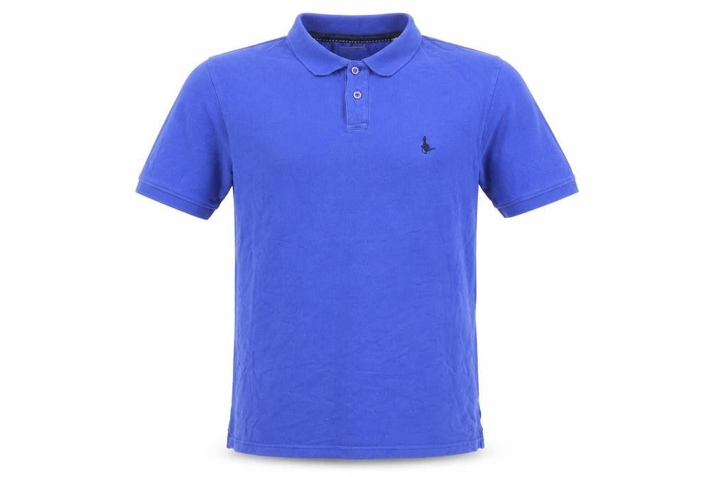 Jack Wills Men's Blue Polo Shirt Medium Cotton