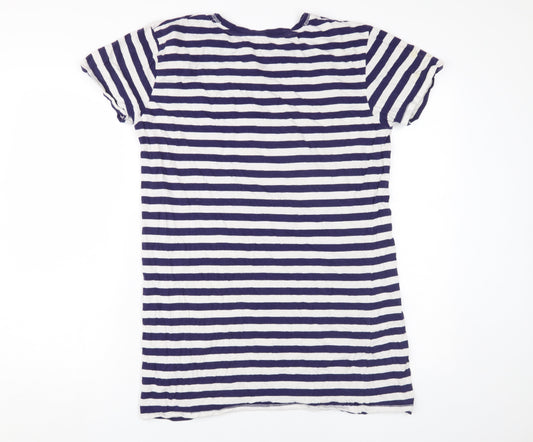 Disney Women Blue Nightshirt Toy Story Striped Size 12-14