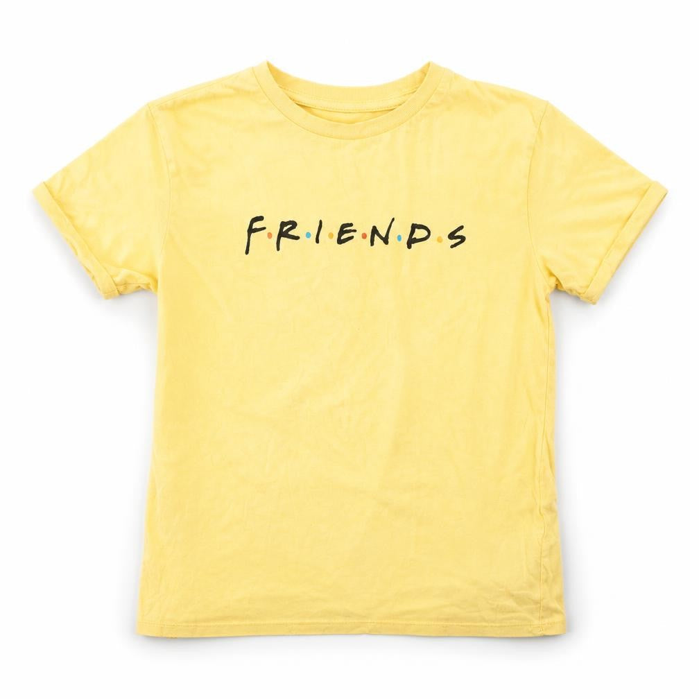 Friends Yellow Kids T-Shirt, Unisex, 10-11 Years, Graphic