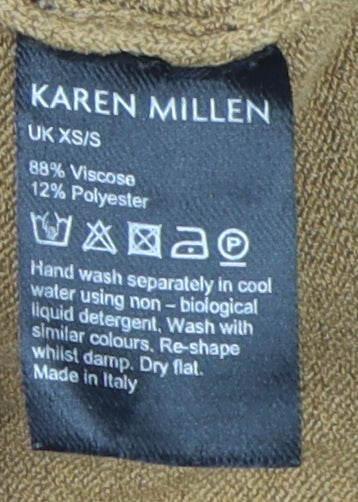 Karen Millen Women's Beige XS Pullover Jumper Knit