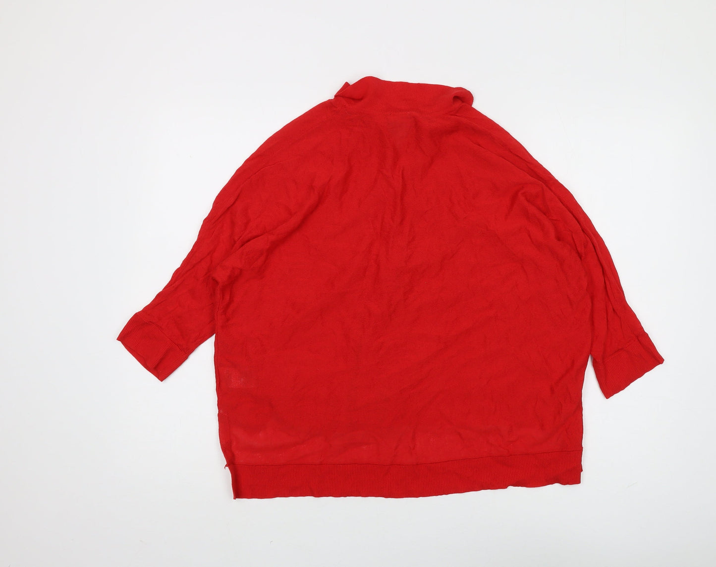 Phase Eight Women's Red Cardigan XS, Button Accents