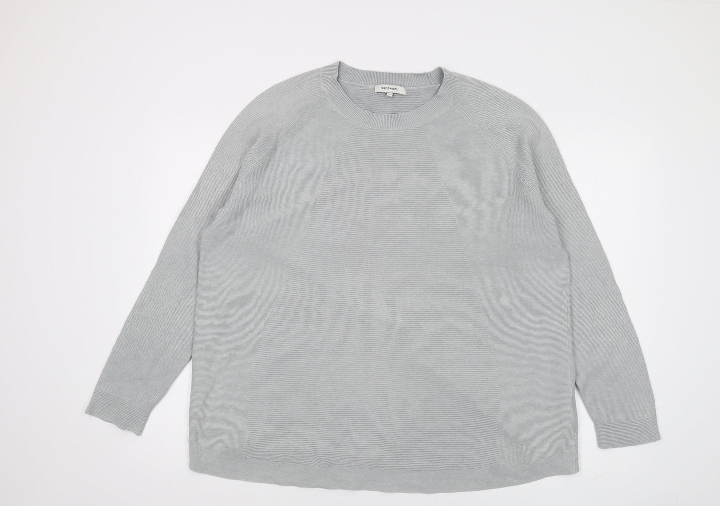 Sandwich Women's Grey Pullover Jumper M, Crew Neck