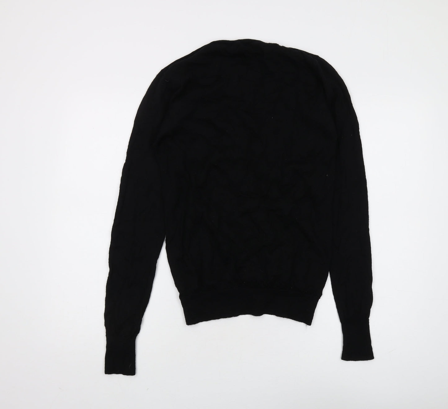 AllSaints Women's Black V-Neck Cardigan Size M