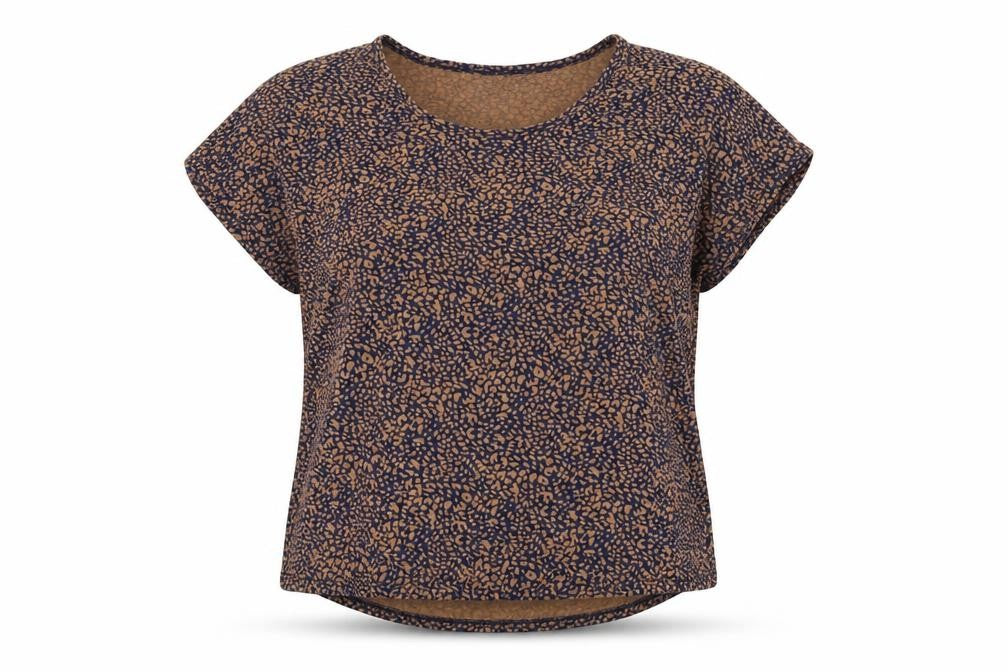 Womens UK Size L Lands' End Multicoloured Viscose Blend Blouse
