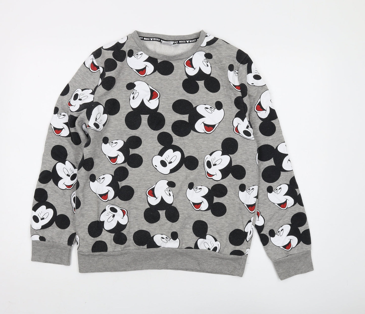 Disney Women’s Mickey Mouse Grey Graphic Sweatshirt