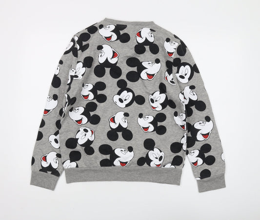 Disney Women’s Mickey Mouse Grey Graphic Sweatshirt