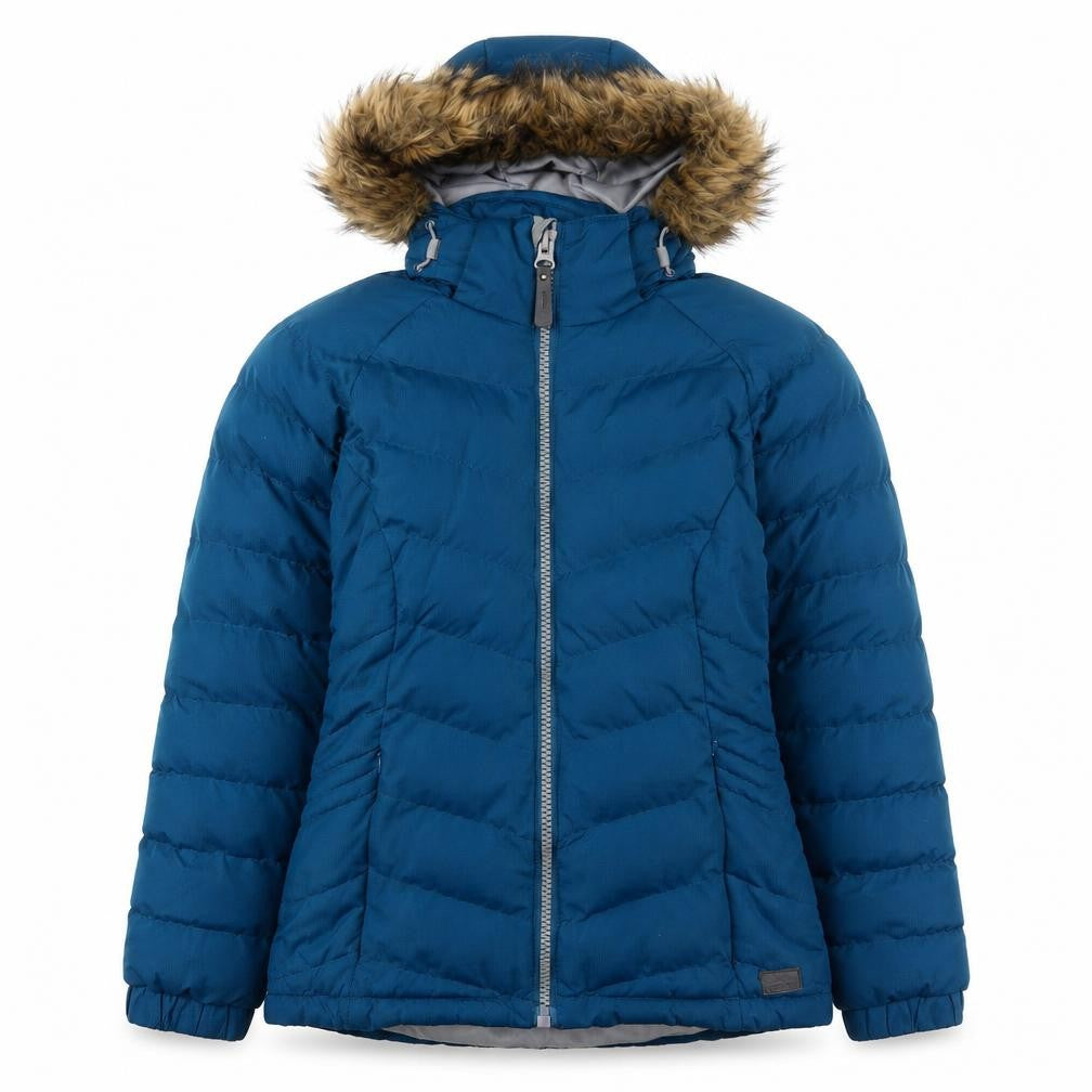 Womens UK Size 2XS Regular Trespass Blue Polyester Jacket