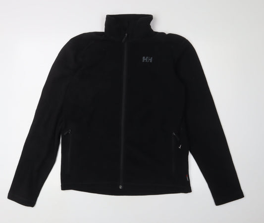 Helly Hansen Women's Black Fleece Jacket, Size S, Full Zip