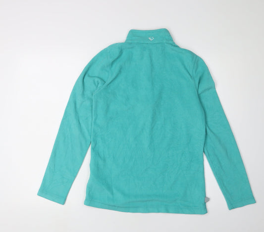 Regatta Women's Green Henley Sweatshirt, Size 10, Lightweight
