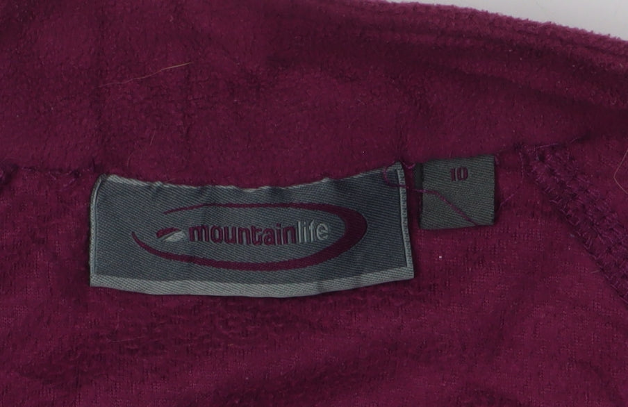 Mountain Life Women's Purple Fleece Jacket