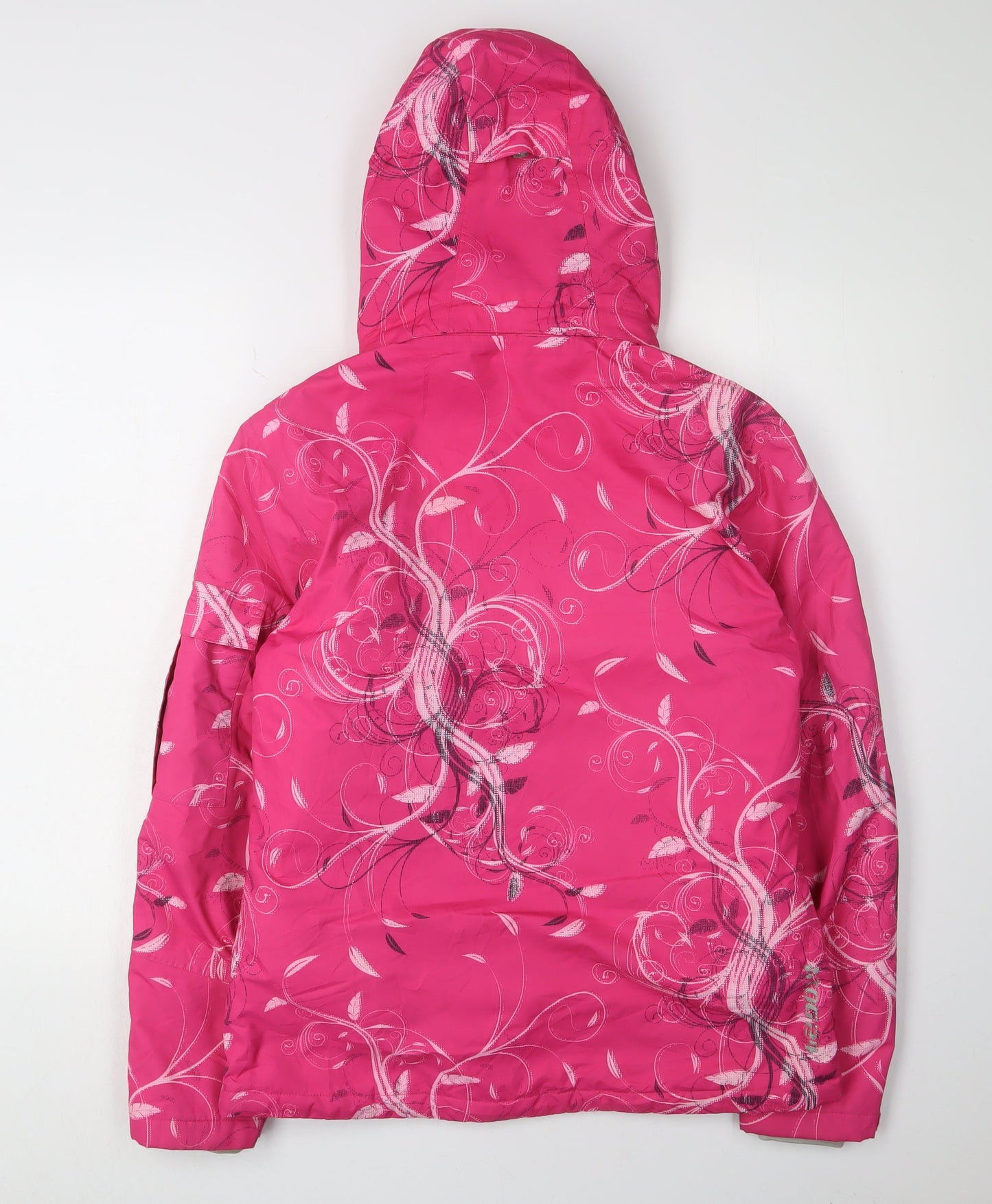TOG 24 Women's Pink Floral Ski Jacket, Size 10